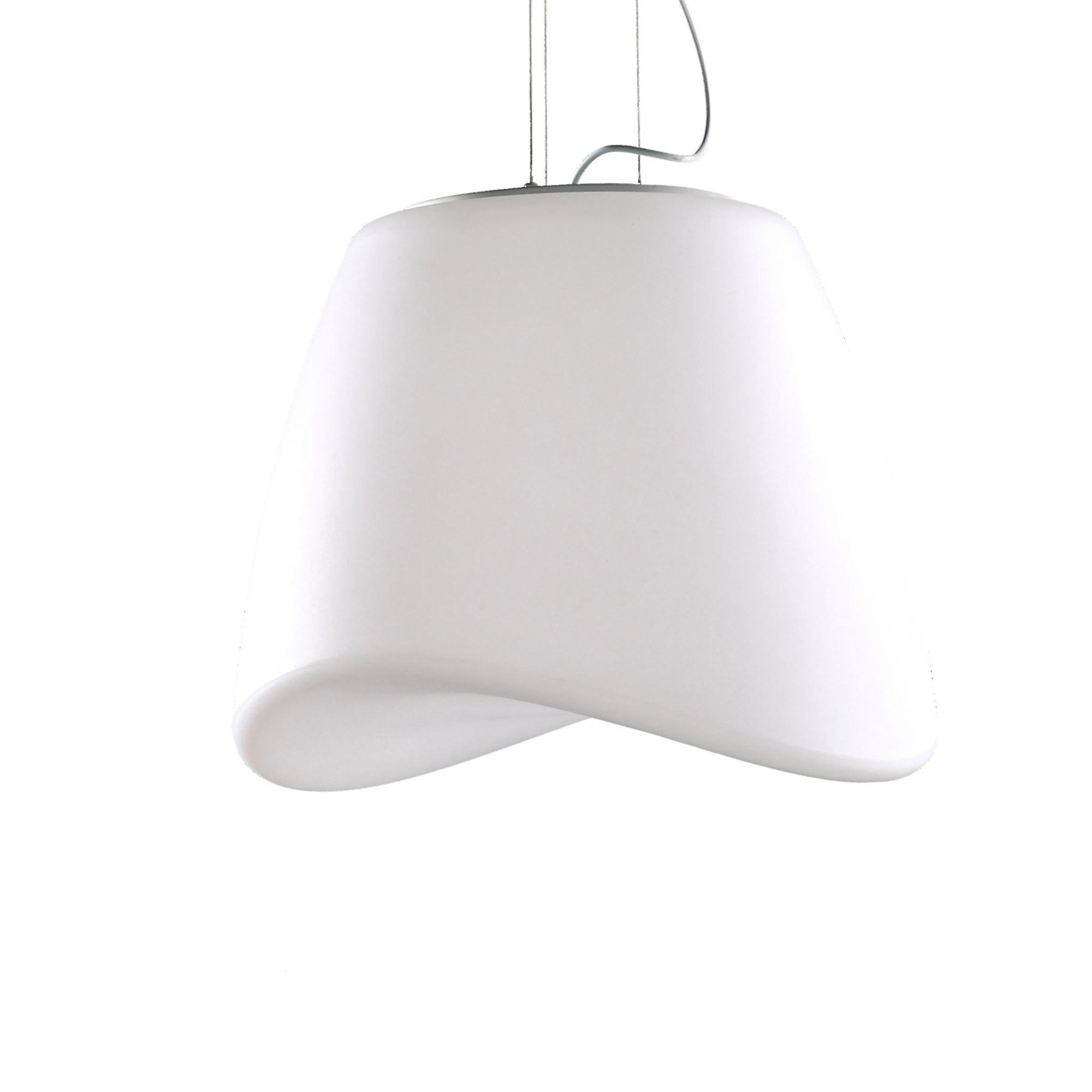 Mantra Cool 3 Light Round Pendant Indoor/Outdoor in Chrome/White IP44