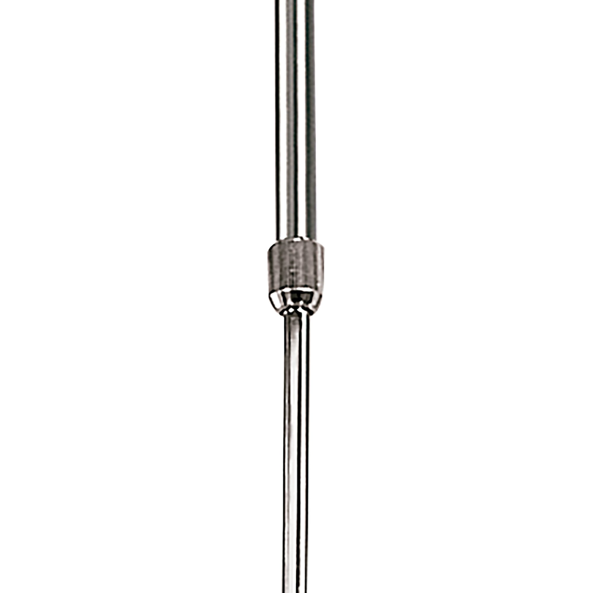 Mantra Dali 6 Light Telescopic Pendant Semi Flush Convertible Fitting Polished Chrome