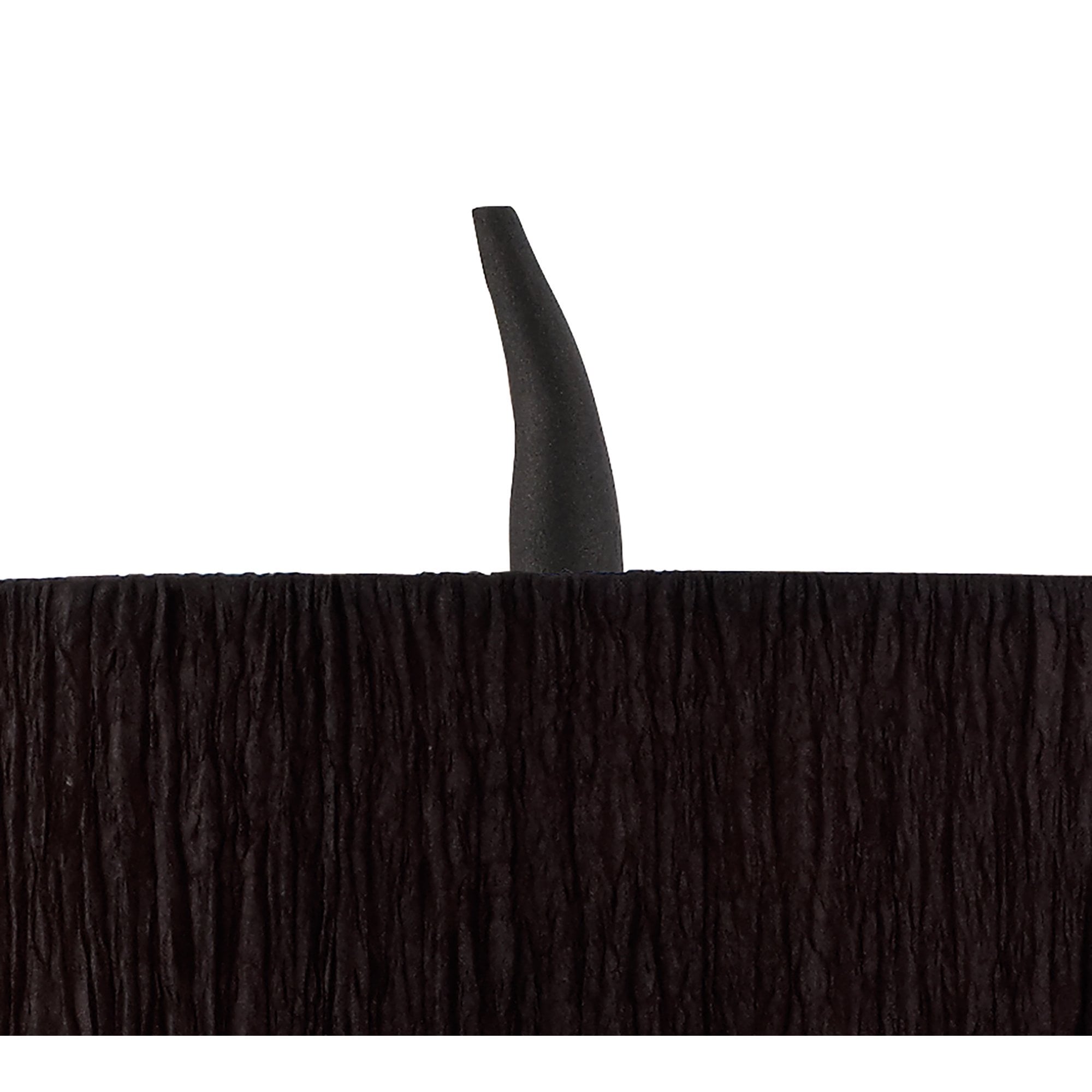 Mantra Eve 2 Light Table Lamp in Anthracite with Black Round Shade