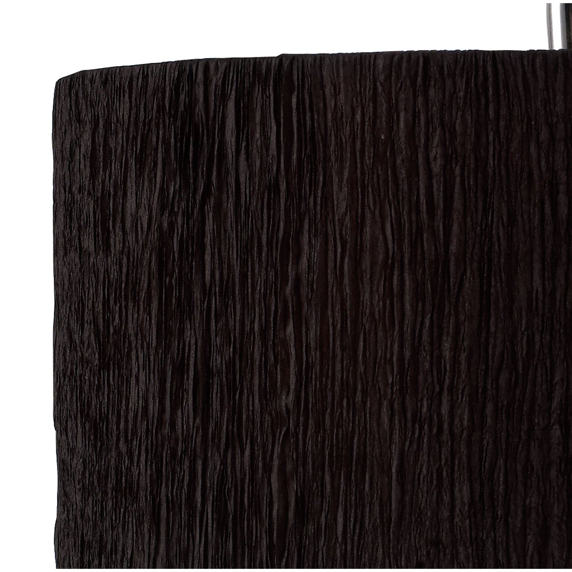 Mantra Eve 2 Light Large Table Lamp in Polished Chrome with Black Round Shade