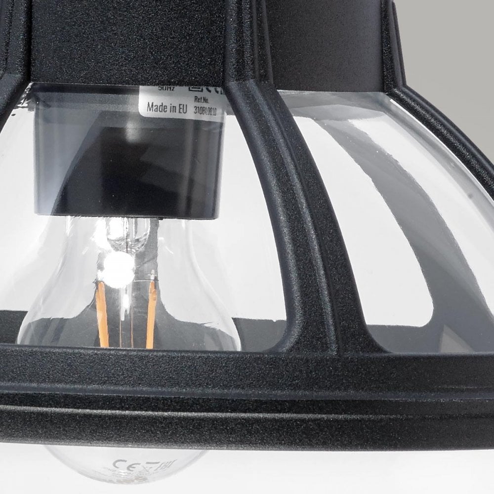 Norlys Bologna Single Down Wall Light - Black
