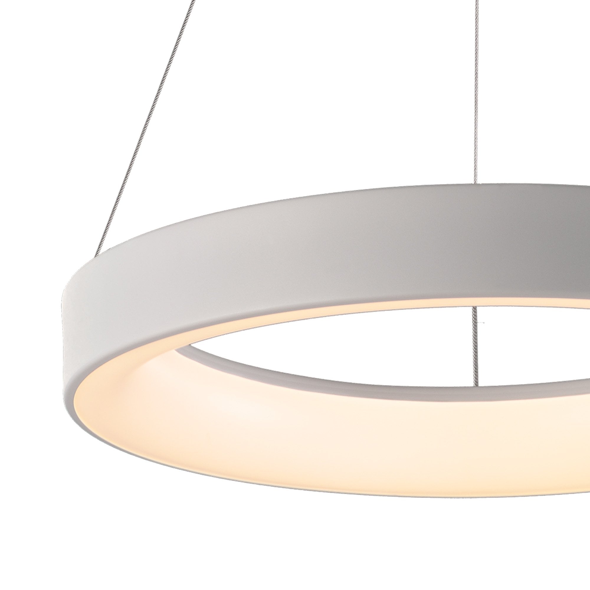 Mantra Niseko II 38cm Ring Pendant - White