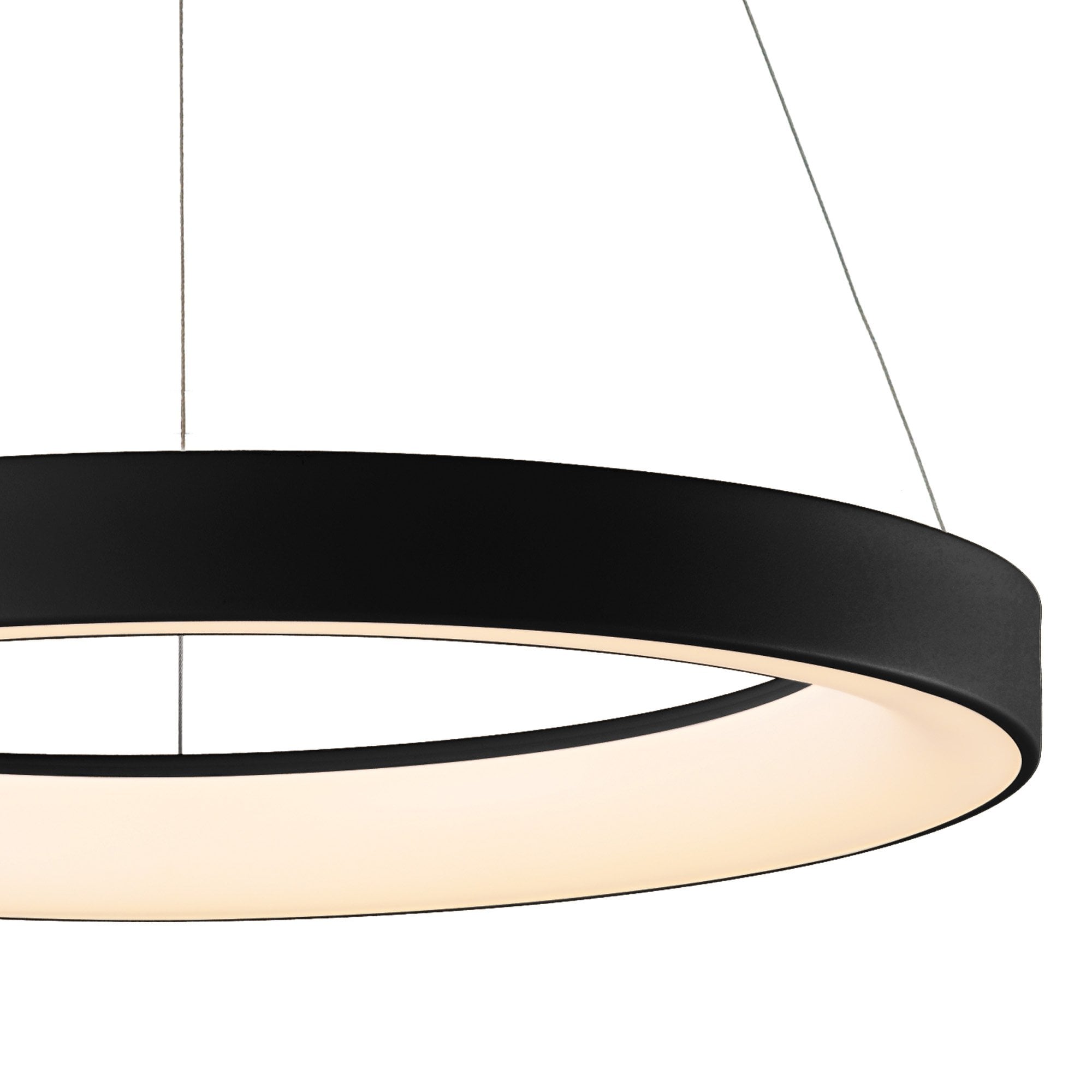 Mantra Niseko II 90cm Ring Pendant - Black