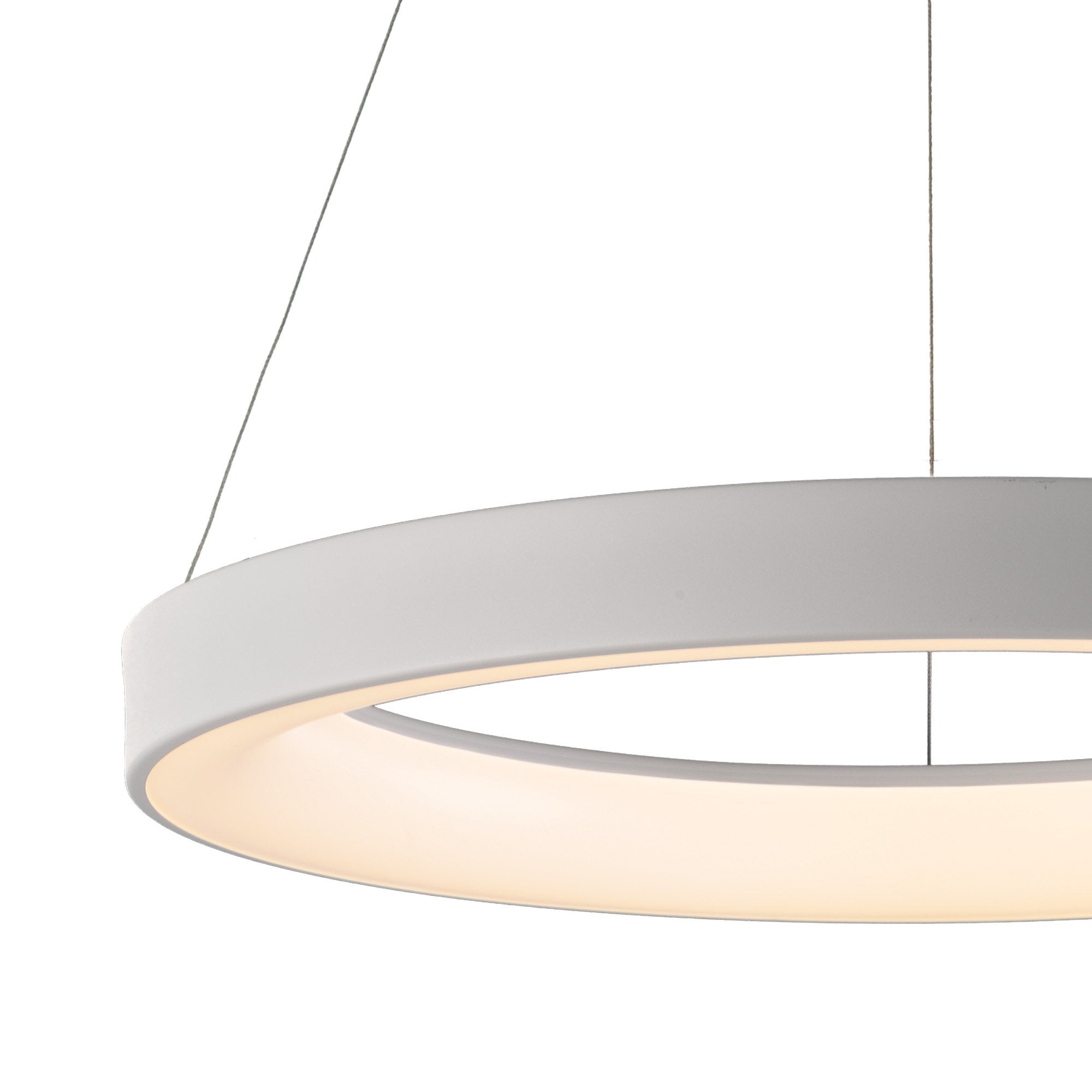 Mantra Niseko II 90cm Ring Pendant - White