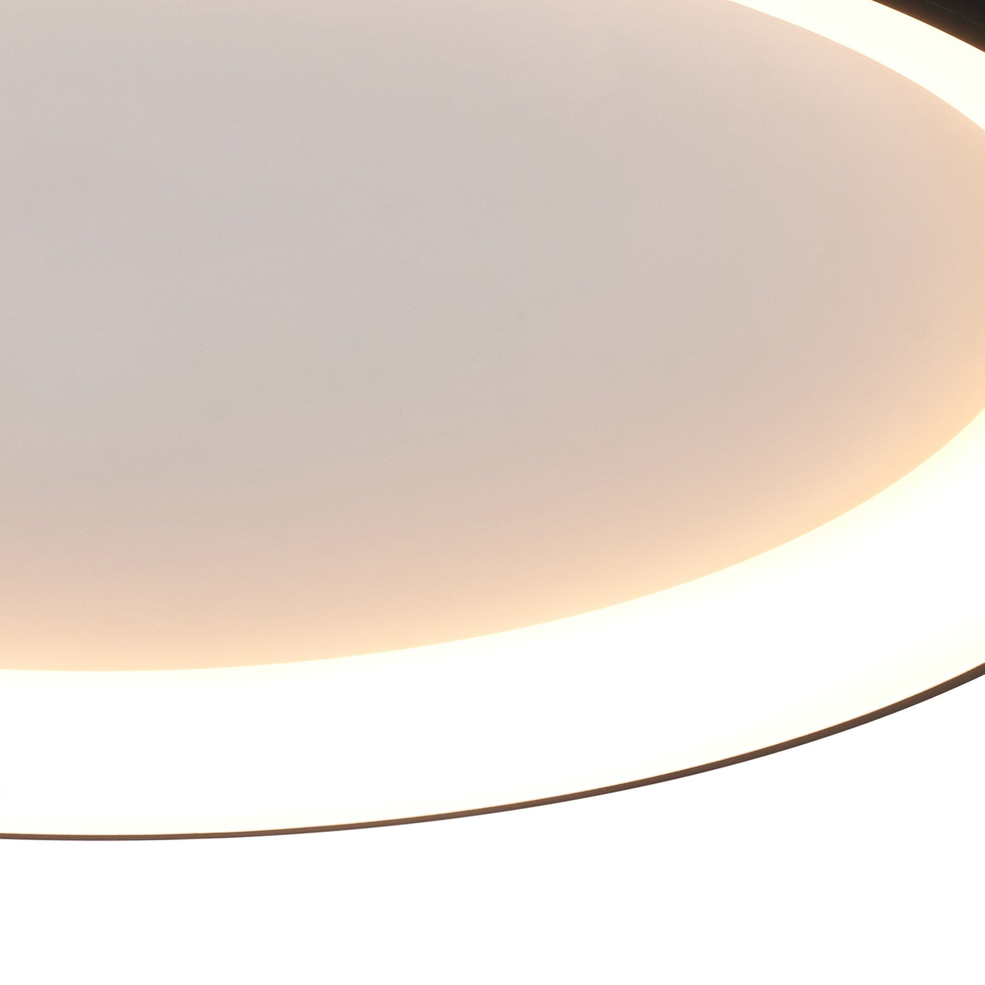 Mantra Niseko II 90cm Ring Ceiling Light - Black