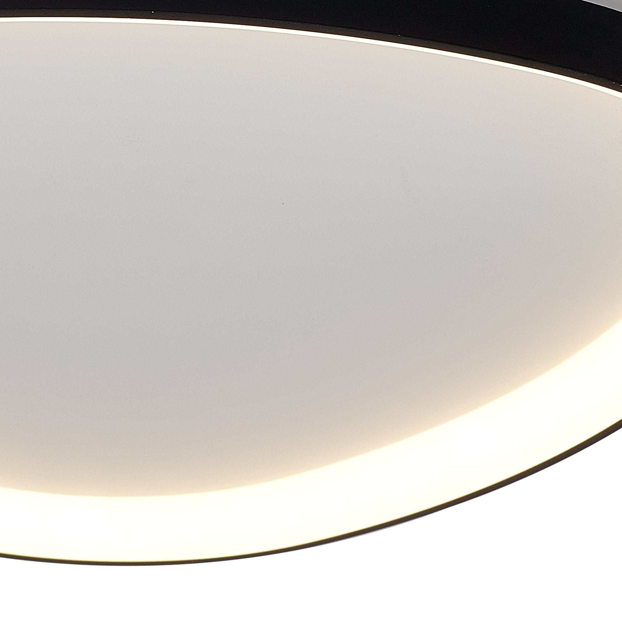 Mantra Niseko II 61cm Triangular Ceiling Light - Black