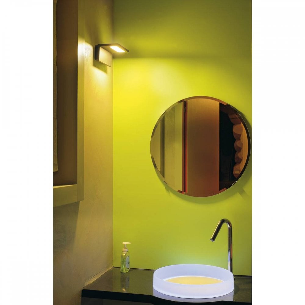 SLV Angolux Outdoor LED Wall Light - Anthracite - Mains