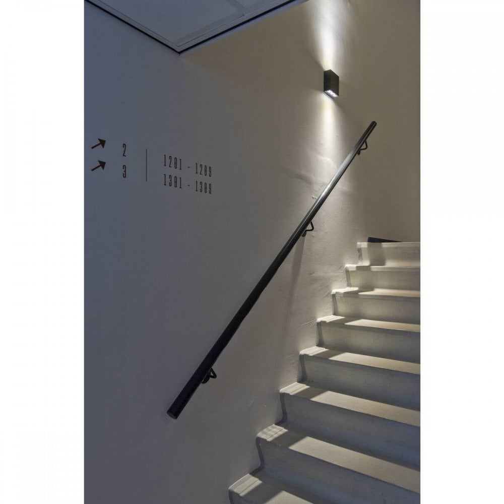 SLV Big Quad Up/Down LED Wall Lamp - Anthracite - Mains