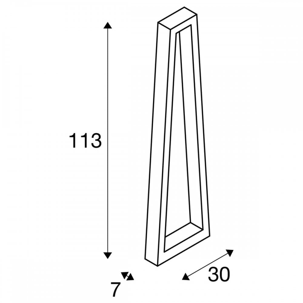 SLV Bookat CCT Pole Phase Lamp - Anthracite - Mains