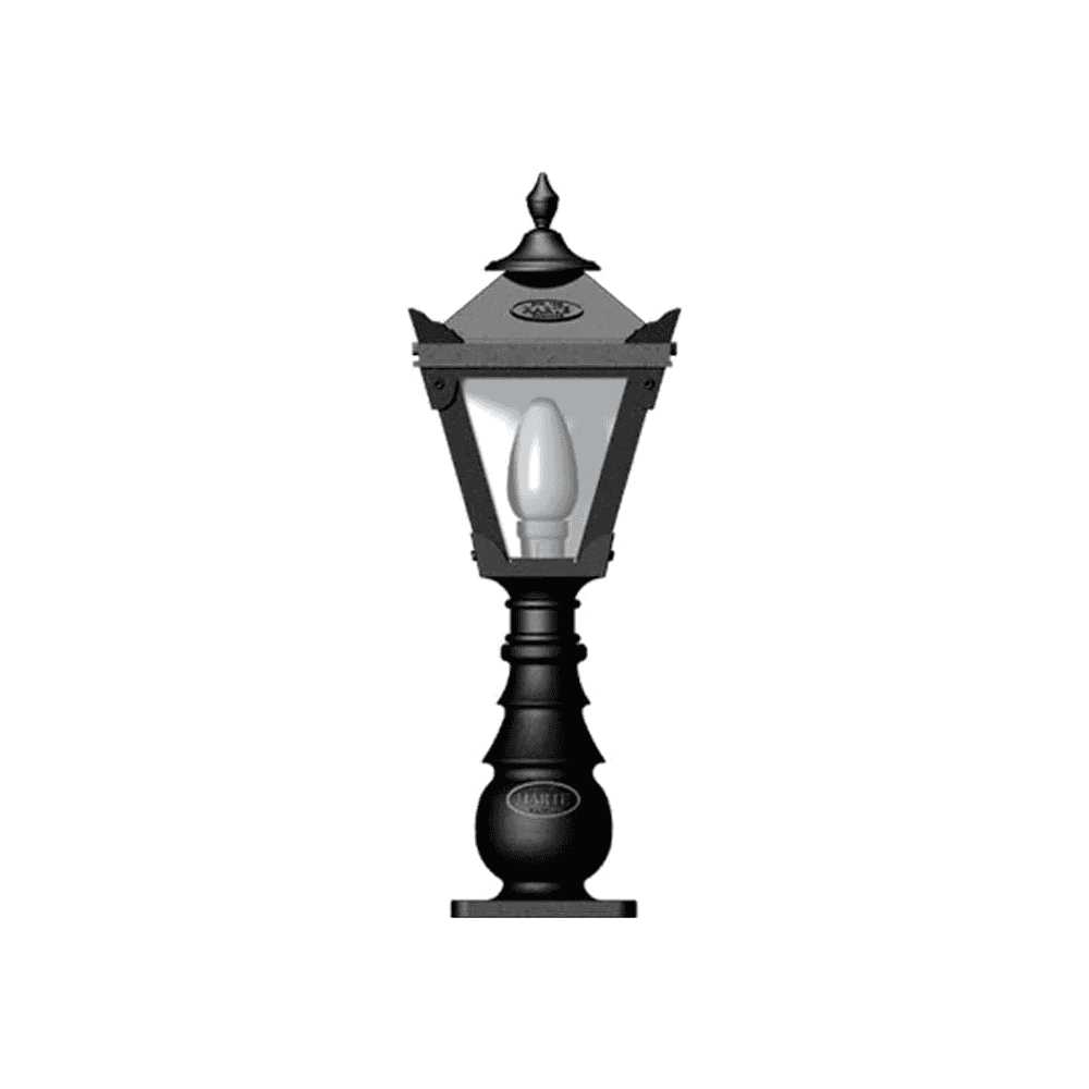 Harte Victorian Traditional 0.6m Pedestal Light - Cast Iron