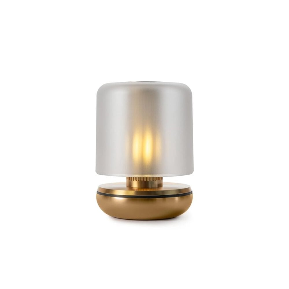 Humble Firefly Table Lamp - Gold & Frosted Glass