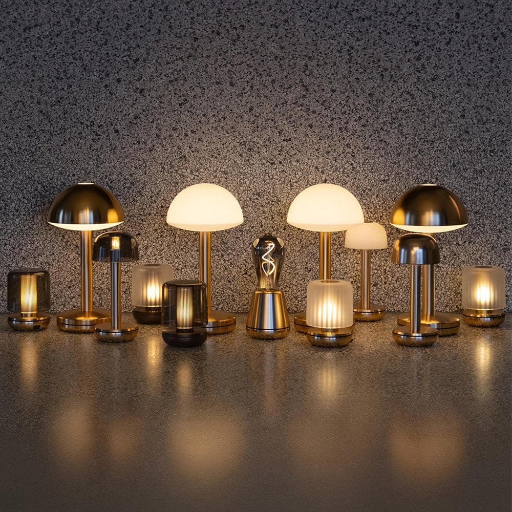 Humble Firefly Table Lamp - Bronze & Smoked Glass