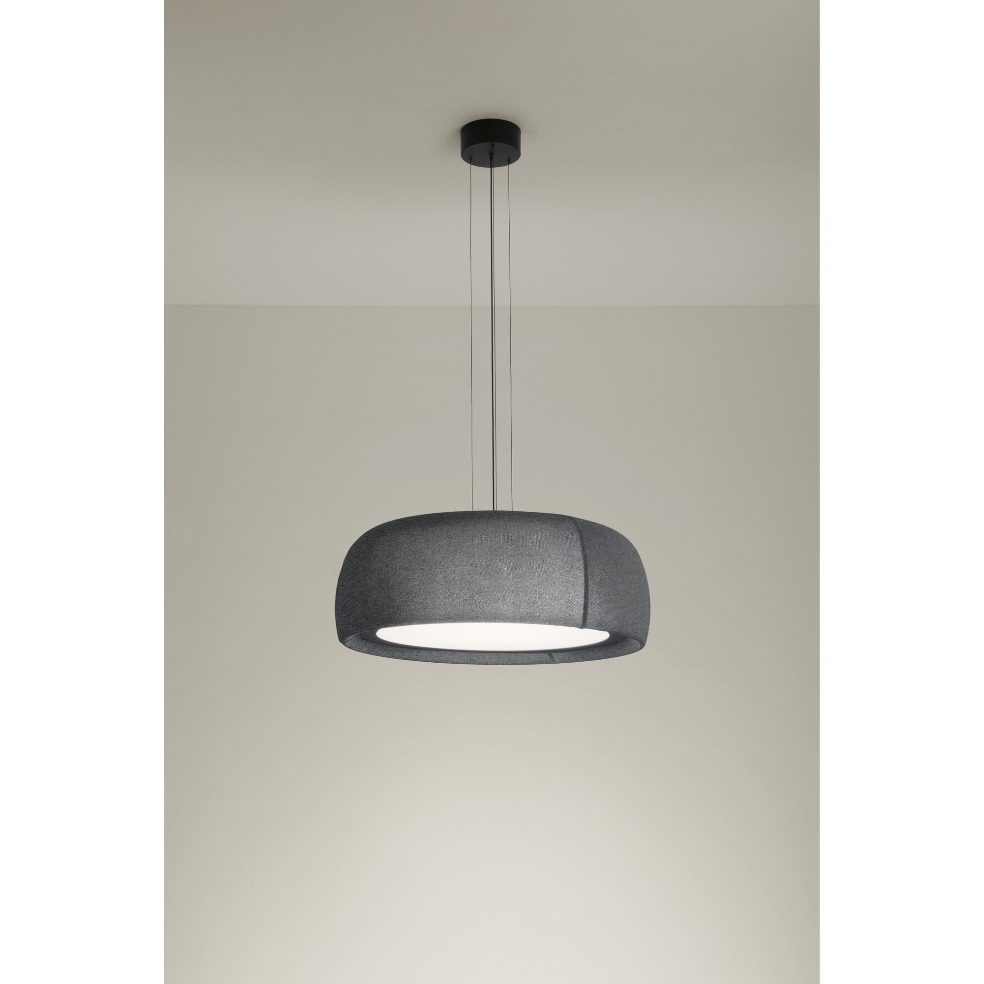 LedsC4 Gong Pendant - Speckled Taupe
