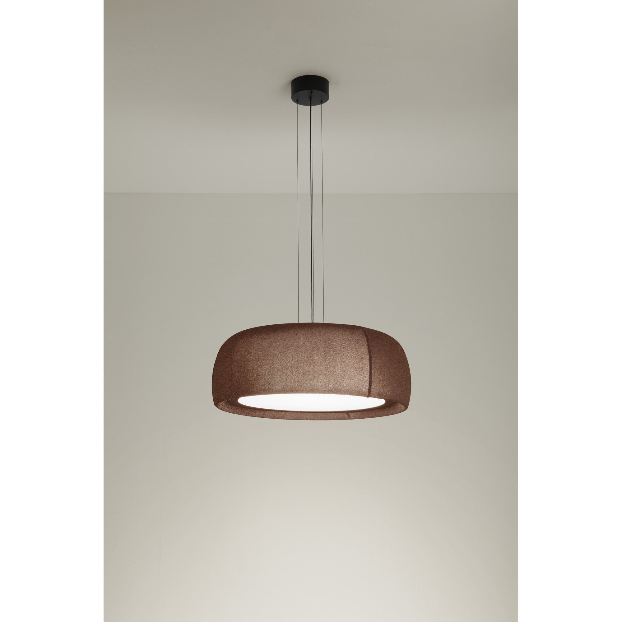 LedsC4 Gong Pendant - Speckled Terracotta