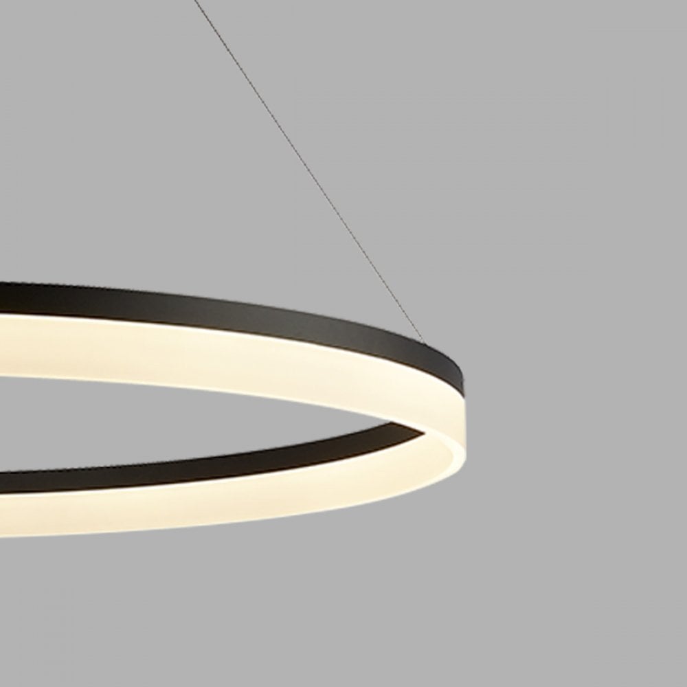 Context Oslo 100cm Colour Switchable Pendant - Sand Black