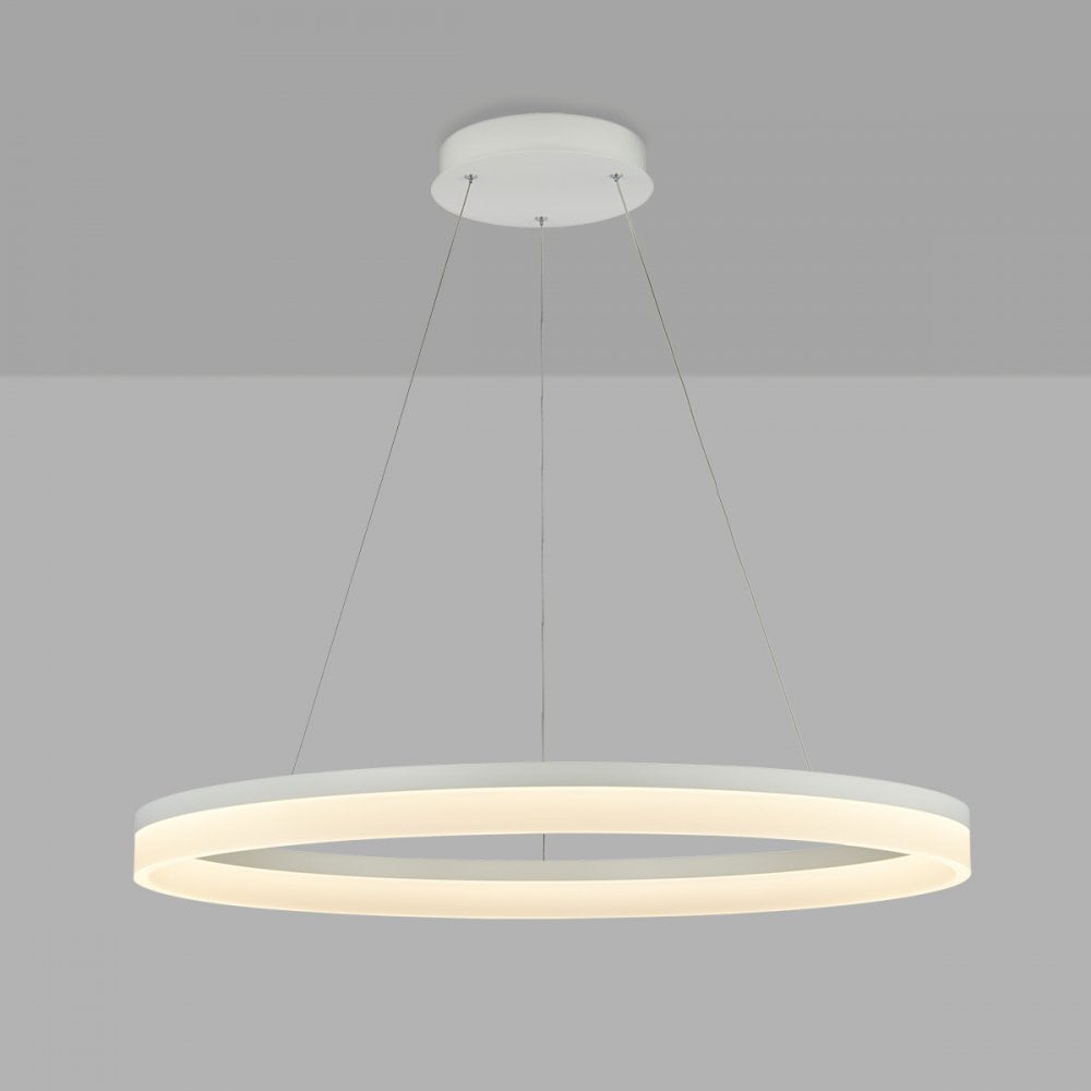 Context Oslo 100cm Colour Switchable Pendant - Sand White