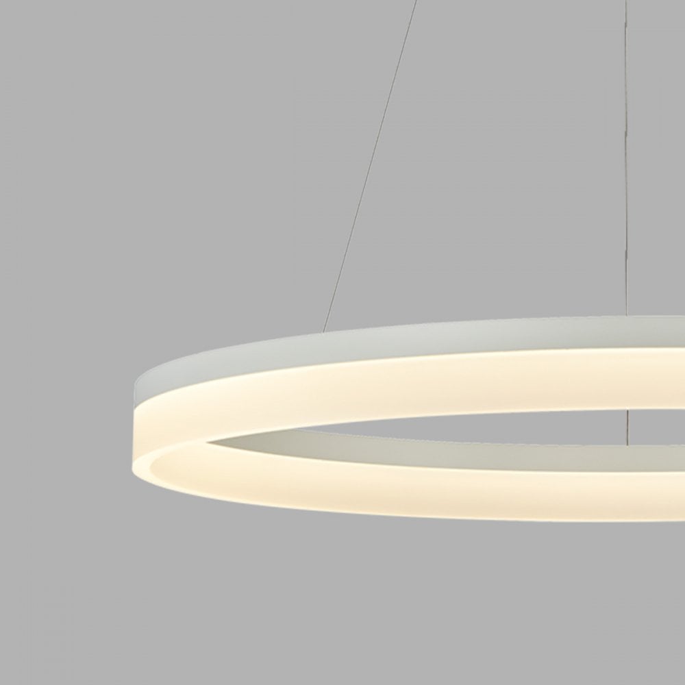 Context Oslo 100cm Colour Switchable Pendant - Sand White