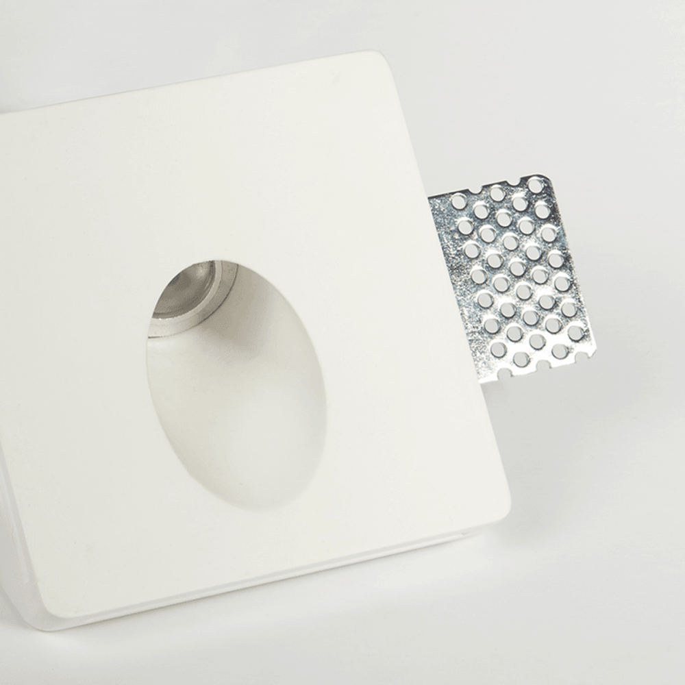 Context Madrid 1W Trimless Recessed Wall Marker Light - Plaster