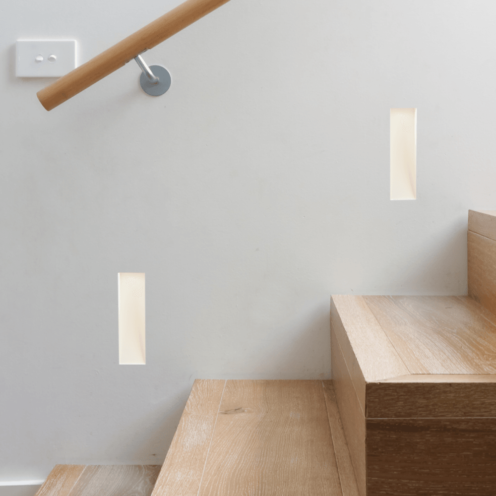 Context Alma 1W Trimless Recessed Wall Marker Light - Plaster