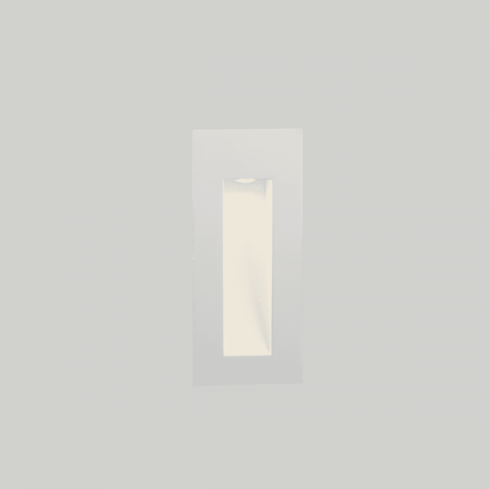 Context Alma 1W Trimless Recessed Wall Marker Light - Plaster