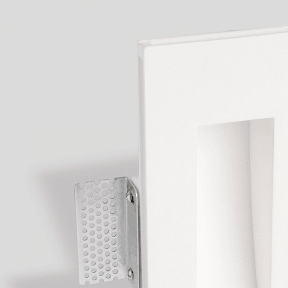 Context Alma 1W Trimless Recessed Wall Marker Light - Plaster