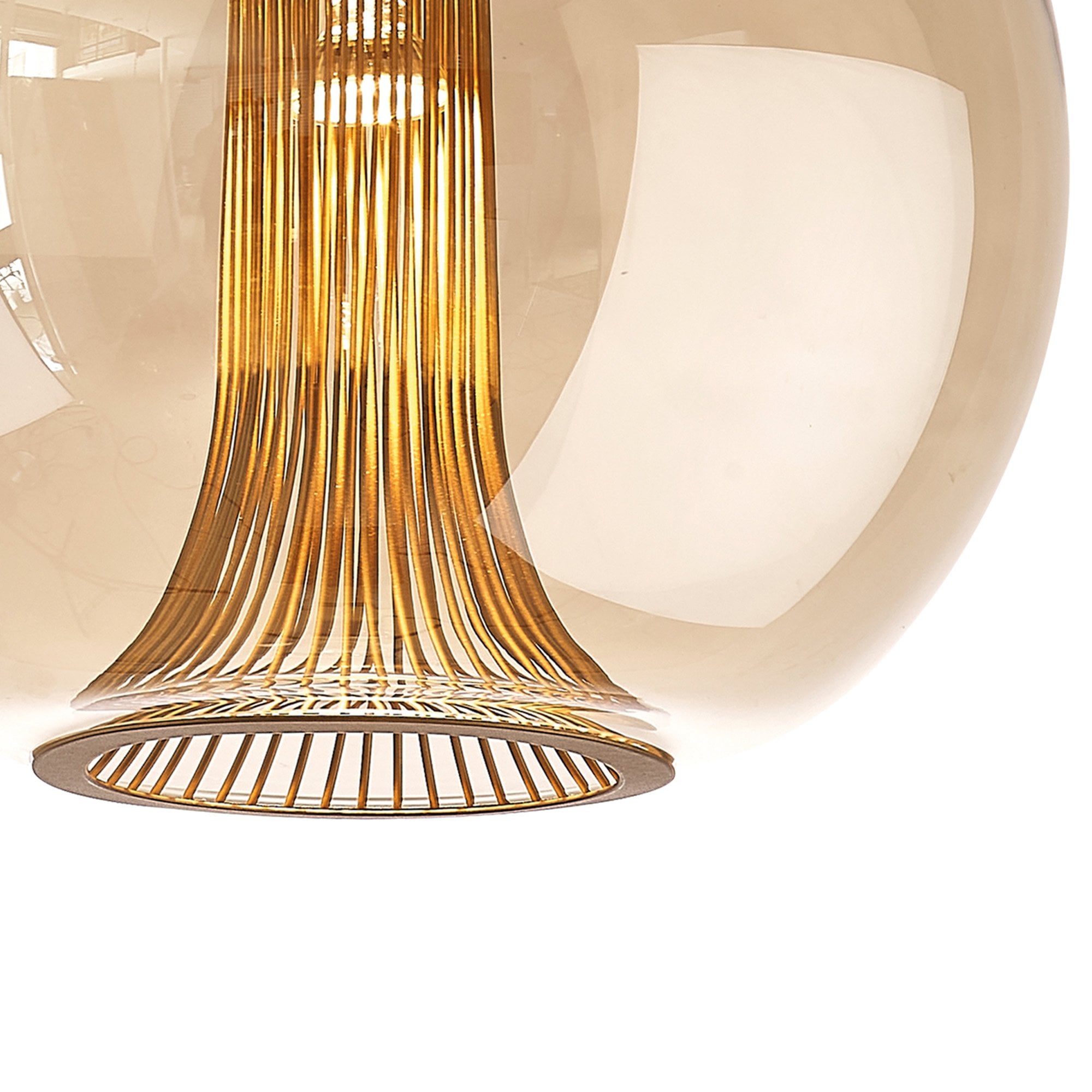 Mantra Kriss 1 Light Squircle Pendant - Bronze