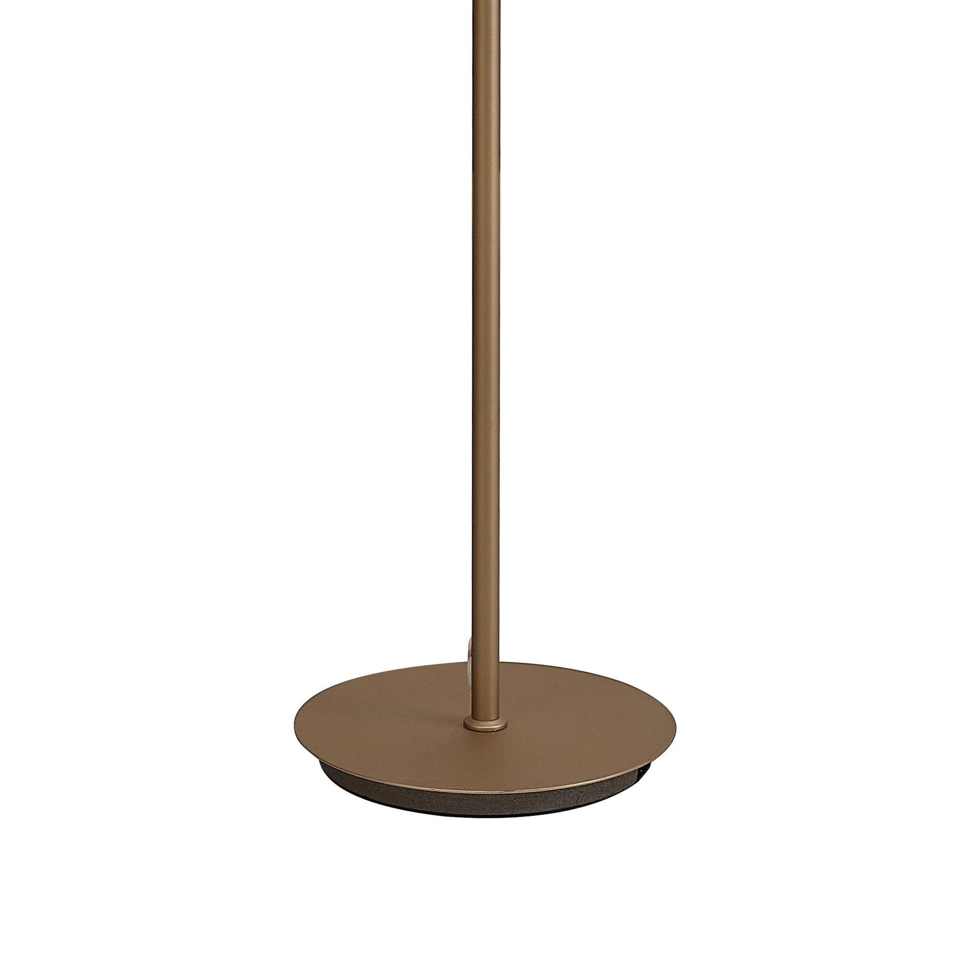 Mantra Nora 1 Light Floor Lamp - Gold, White & Clear Glass With Frosted Inner