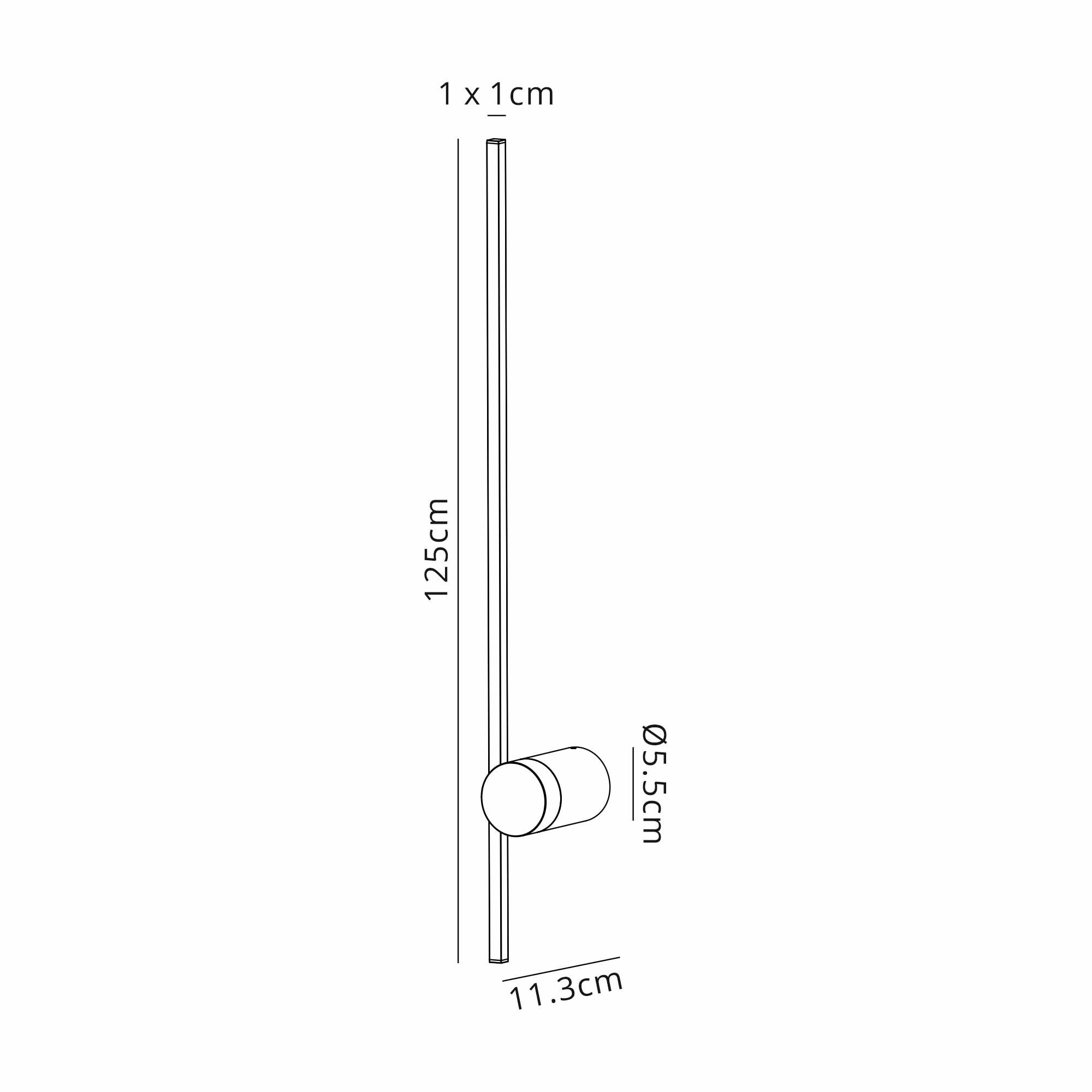 Mantra Tobago 125cm LED Wall Light - White