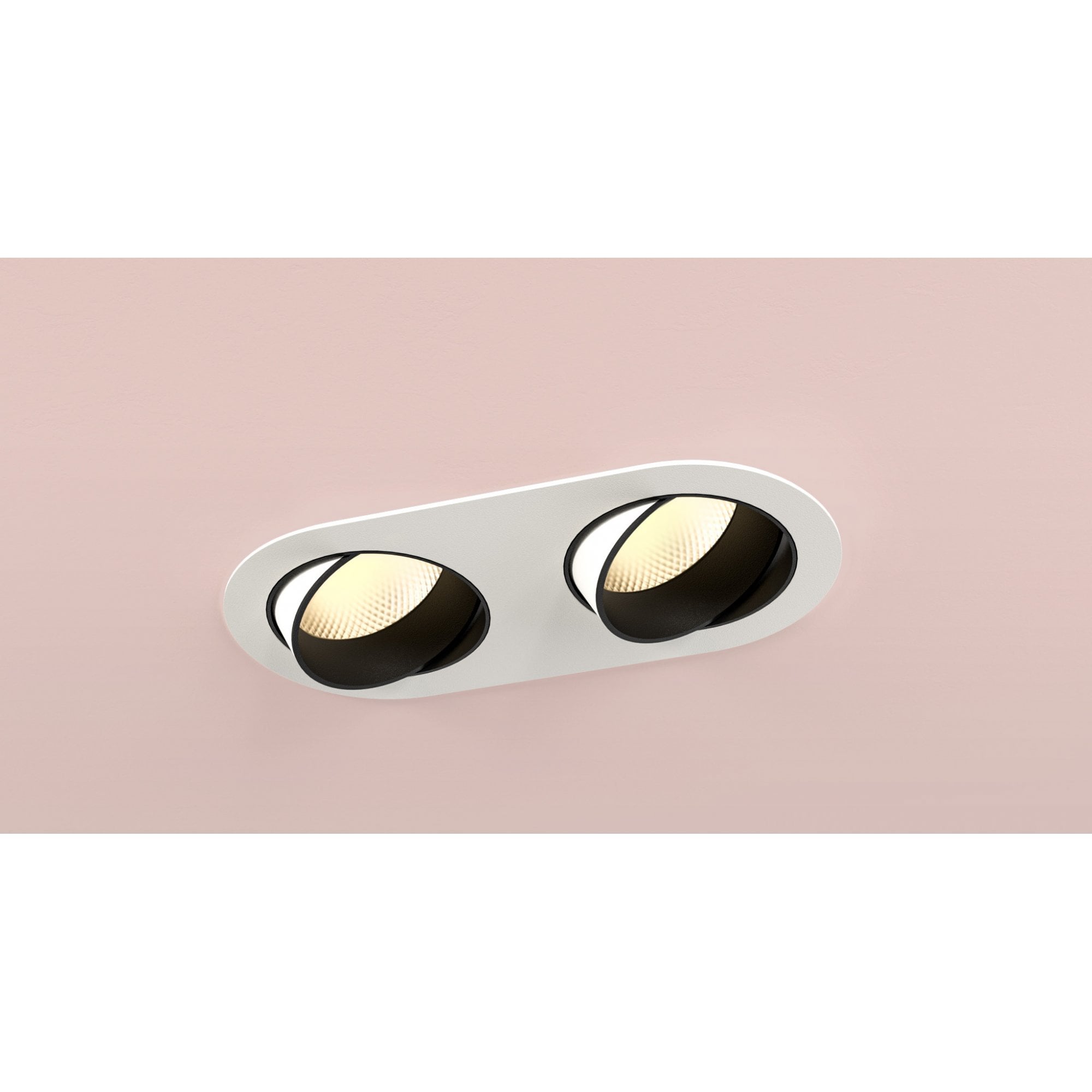 Orluna Dino Twin Adjustable Downlight - All Purpose Darklighter