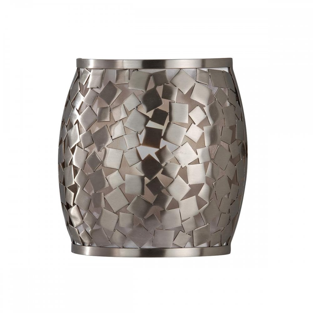 Feiss Zara Single Wall Light - Brushed Steel