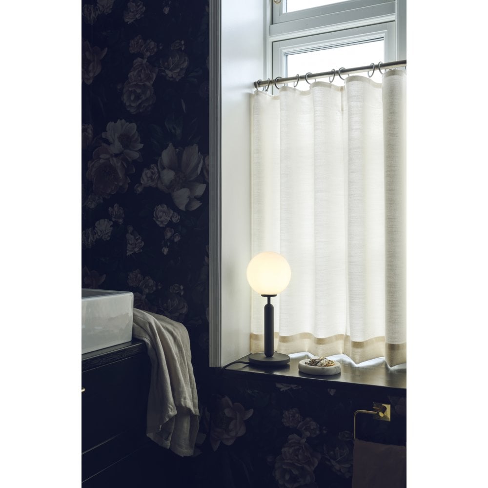 Nuura Miira Table Lamp - Rock Grey & Opal Glass