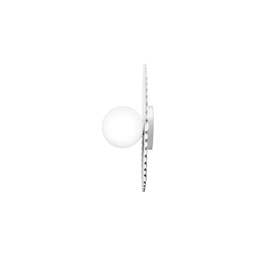 Nuura Liila Muuse Medium IP44 Wall/Flush Light - White & Opal Glass