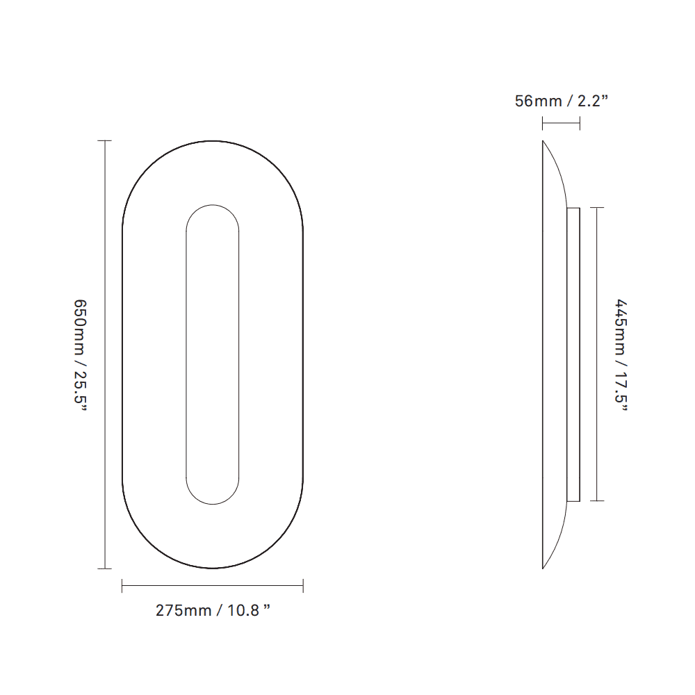 Nuura Sasi Large Wall Light - Brass