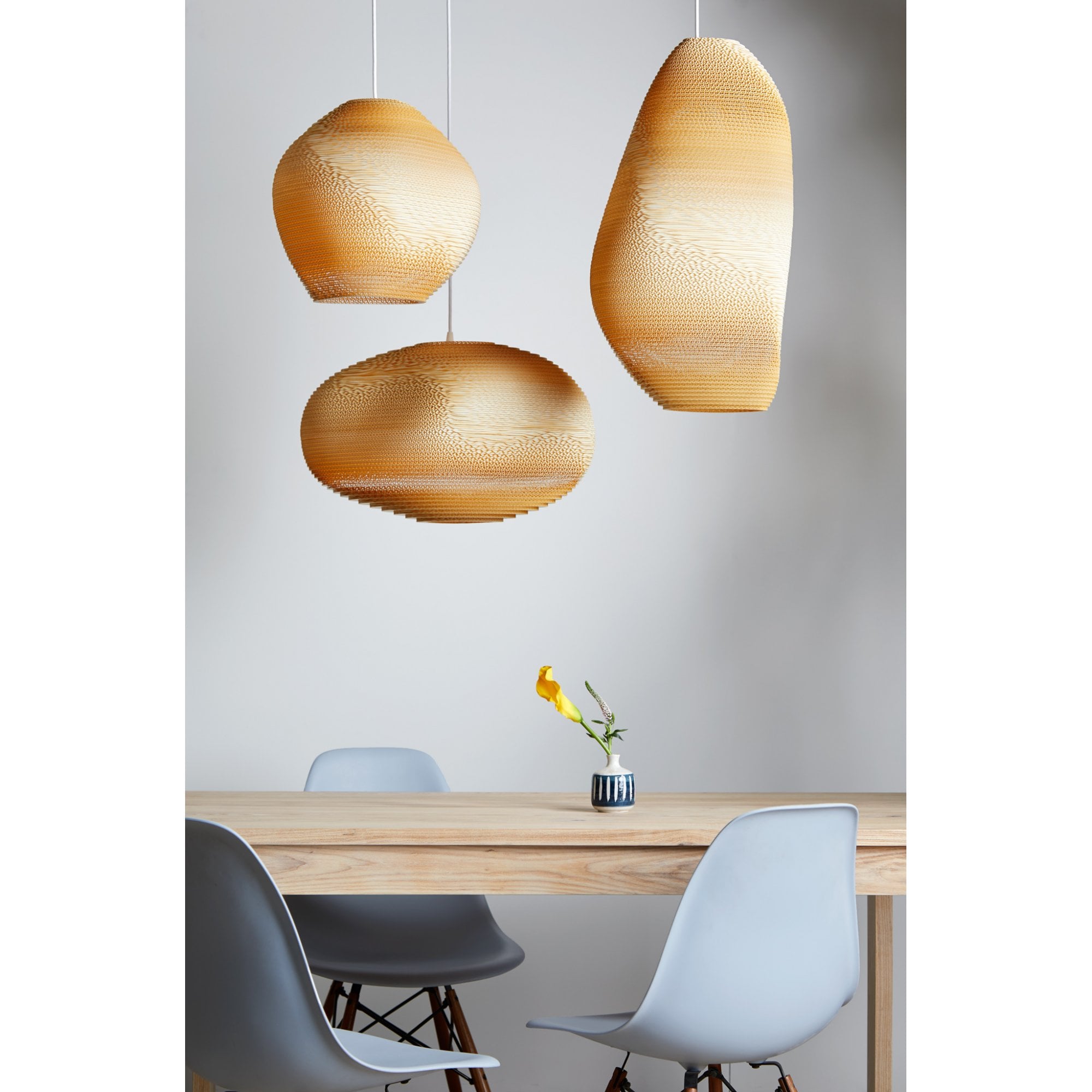 Graypants Scraplights Allyn Pendant - Blonde - 36cm Diameter