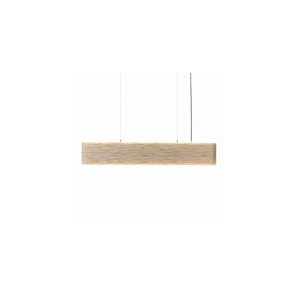 Graypants Scraplights Hewn 48 - 8 Linear Pendant - Direct/Indirect Light - Single Circuit - Blonde