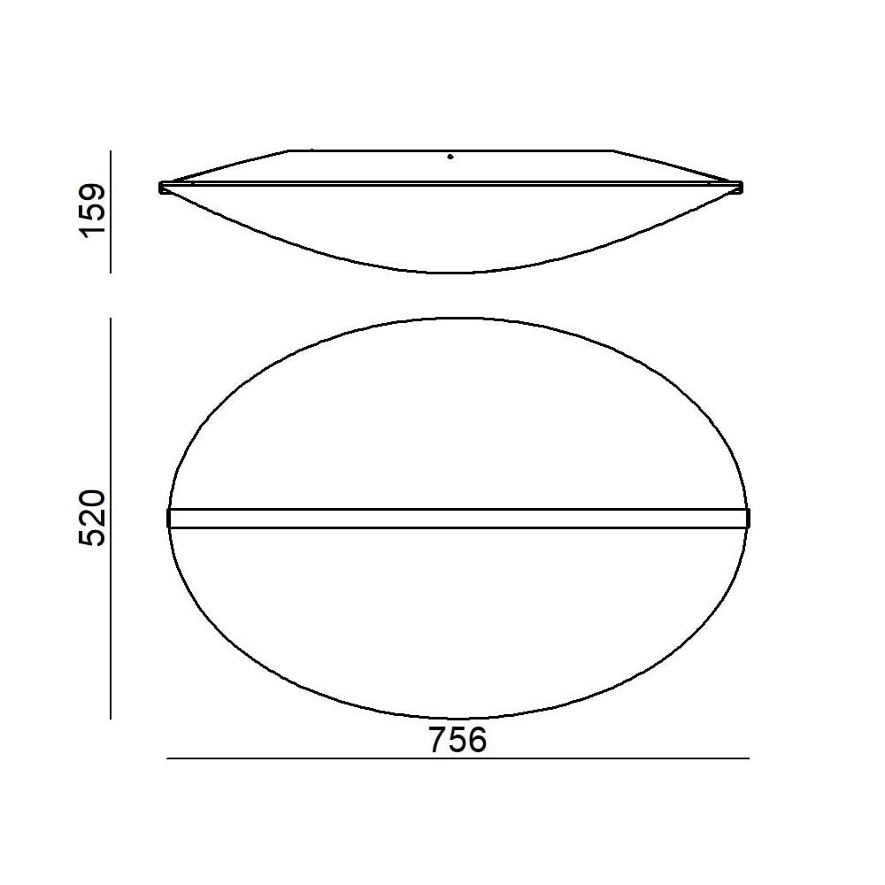 Stilnovo Diphy L76 Large Transformative Optic Wall/Ceiling Light - Matt White