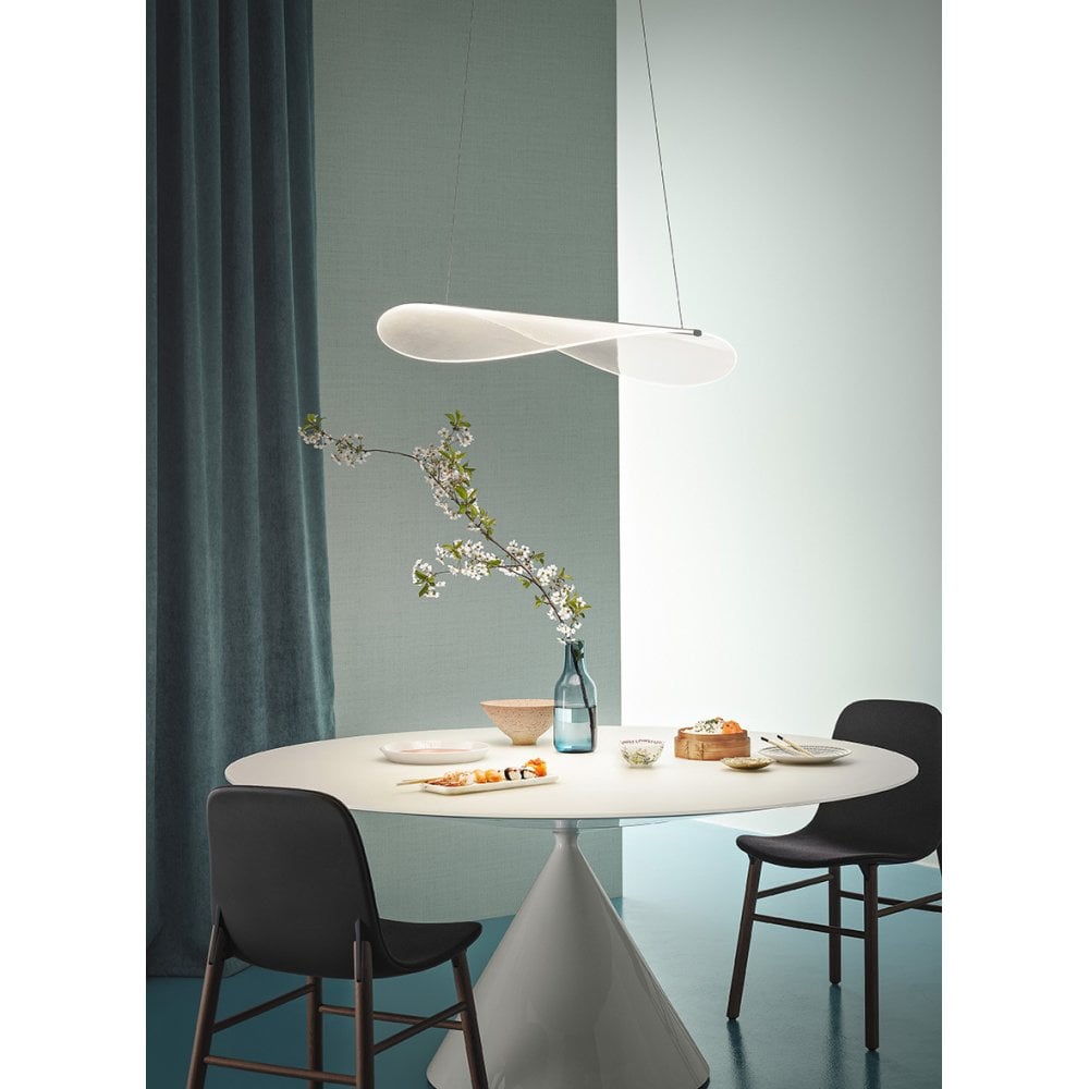 Stilnovo Diphy L54 Small Transformative Optic Pendant - Matt White