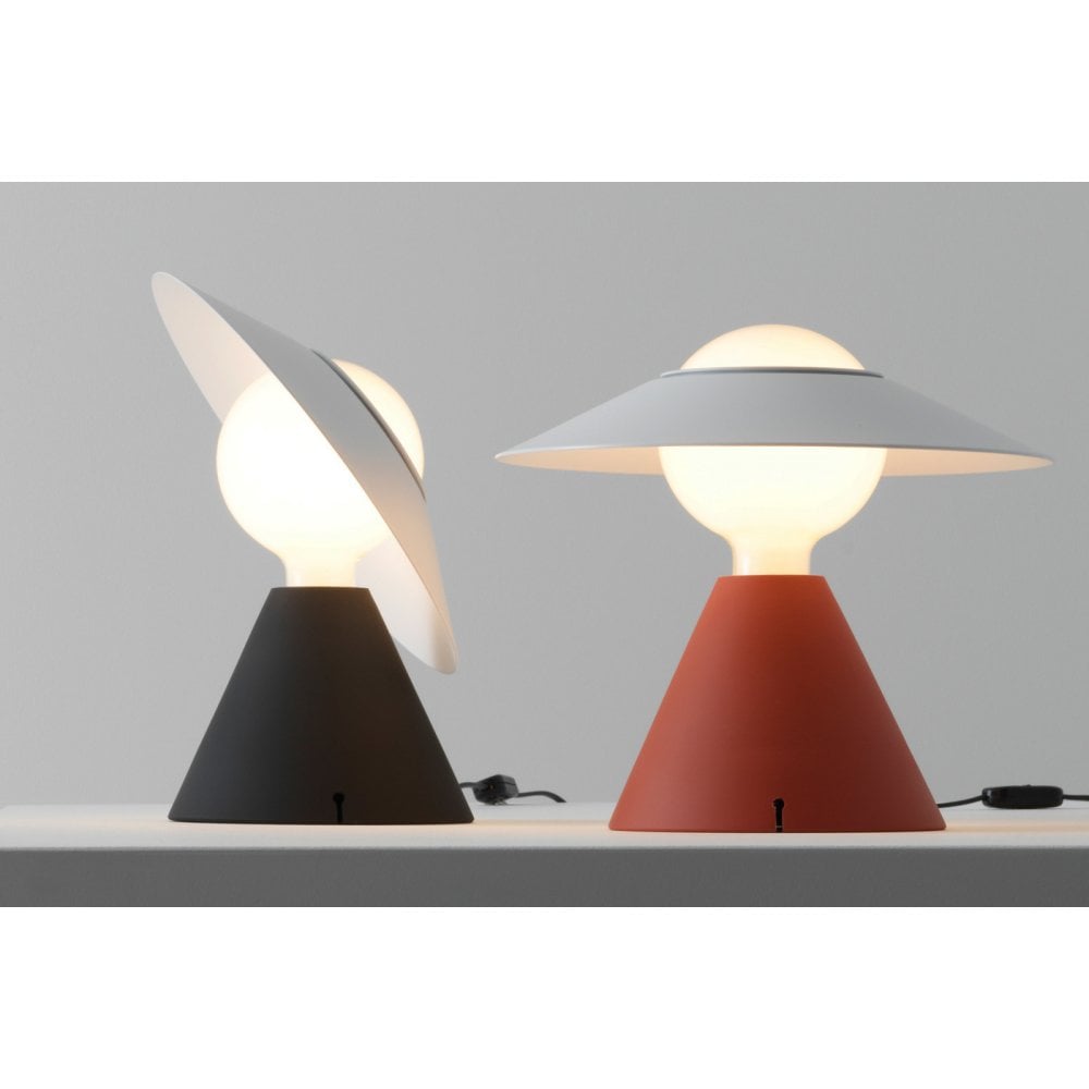 Stilnovo Fante Table Lamp - Black & Matt White