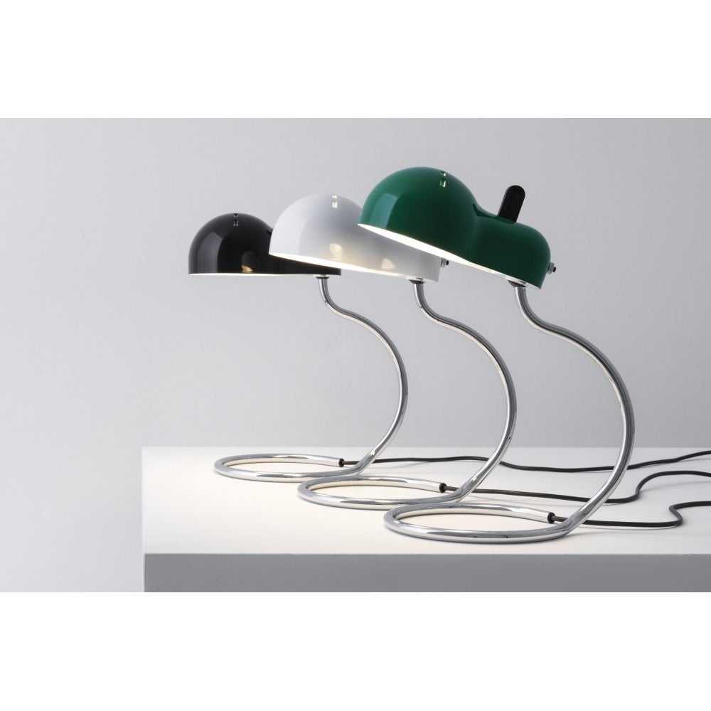 Stilnovo Minitopo Table Lamp - Chrome & White