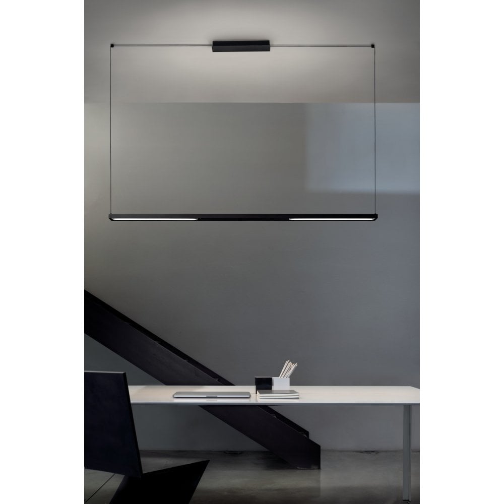 Stilnovo Tablet 136cm XL 3 Light Pendant - Black