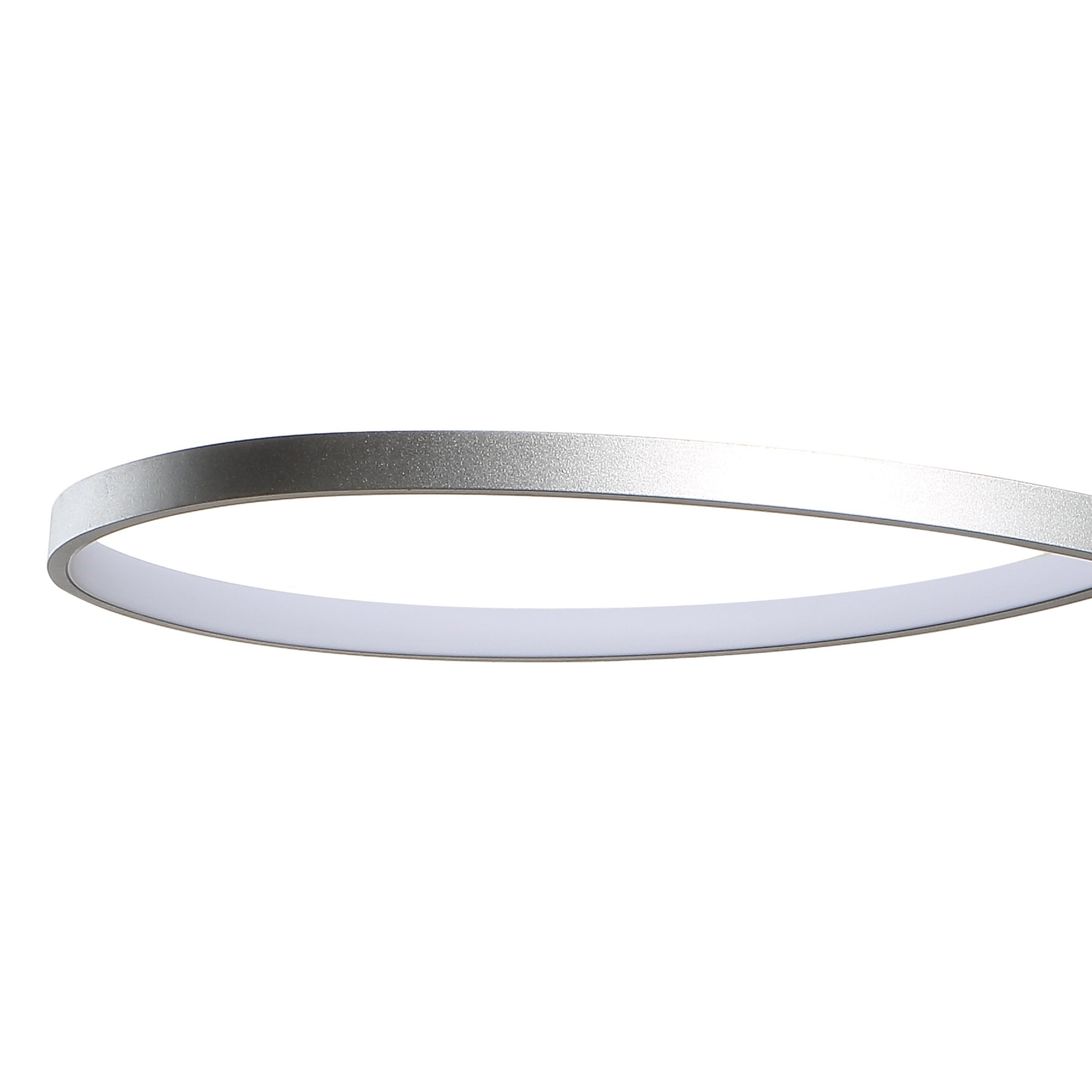 Mantra Nur XL Semi Flush - Silver/Polished Chrome