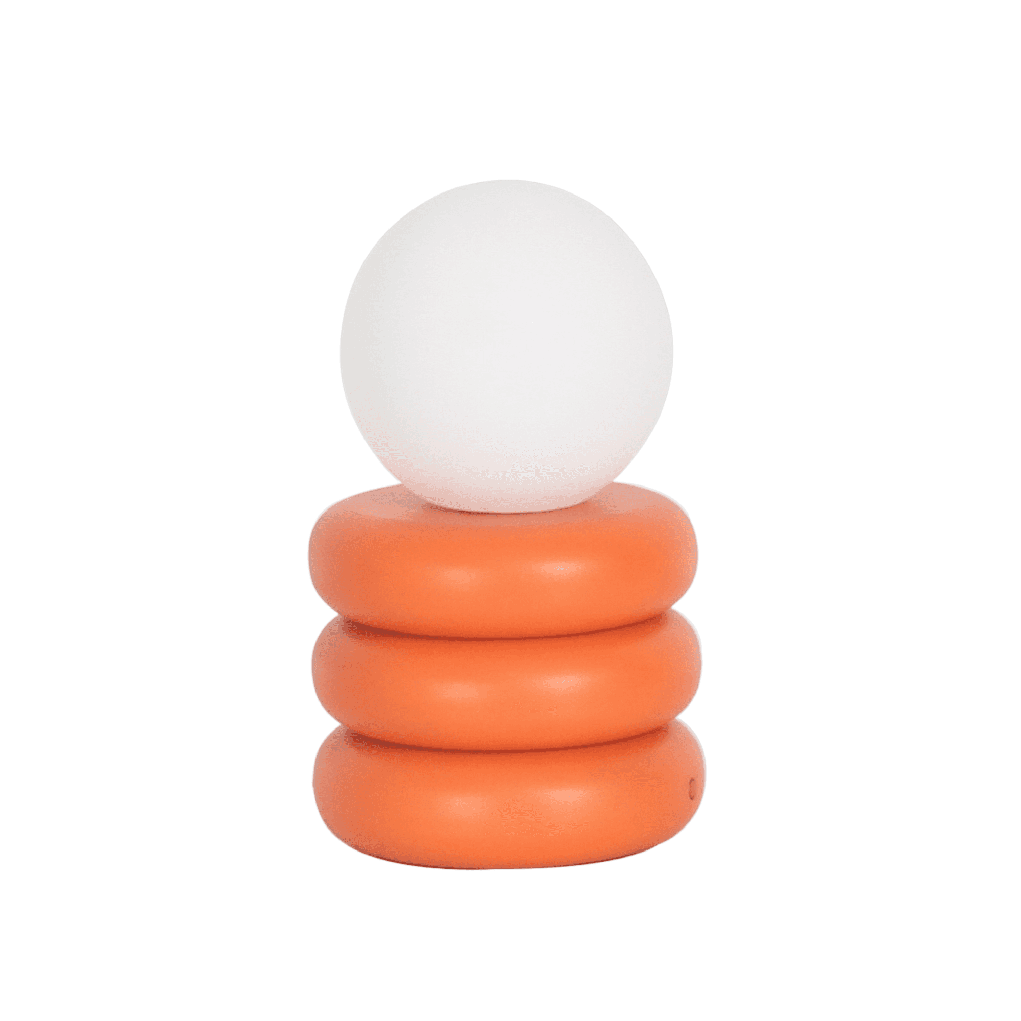 houseof. Tube 'Glow Worm' Rechargeable Table Lamp - Orange