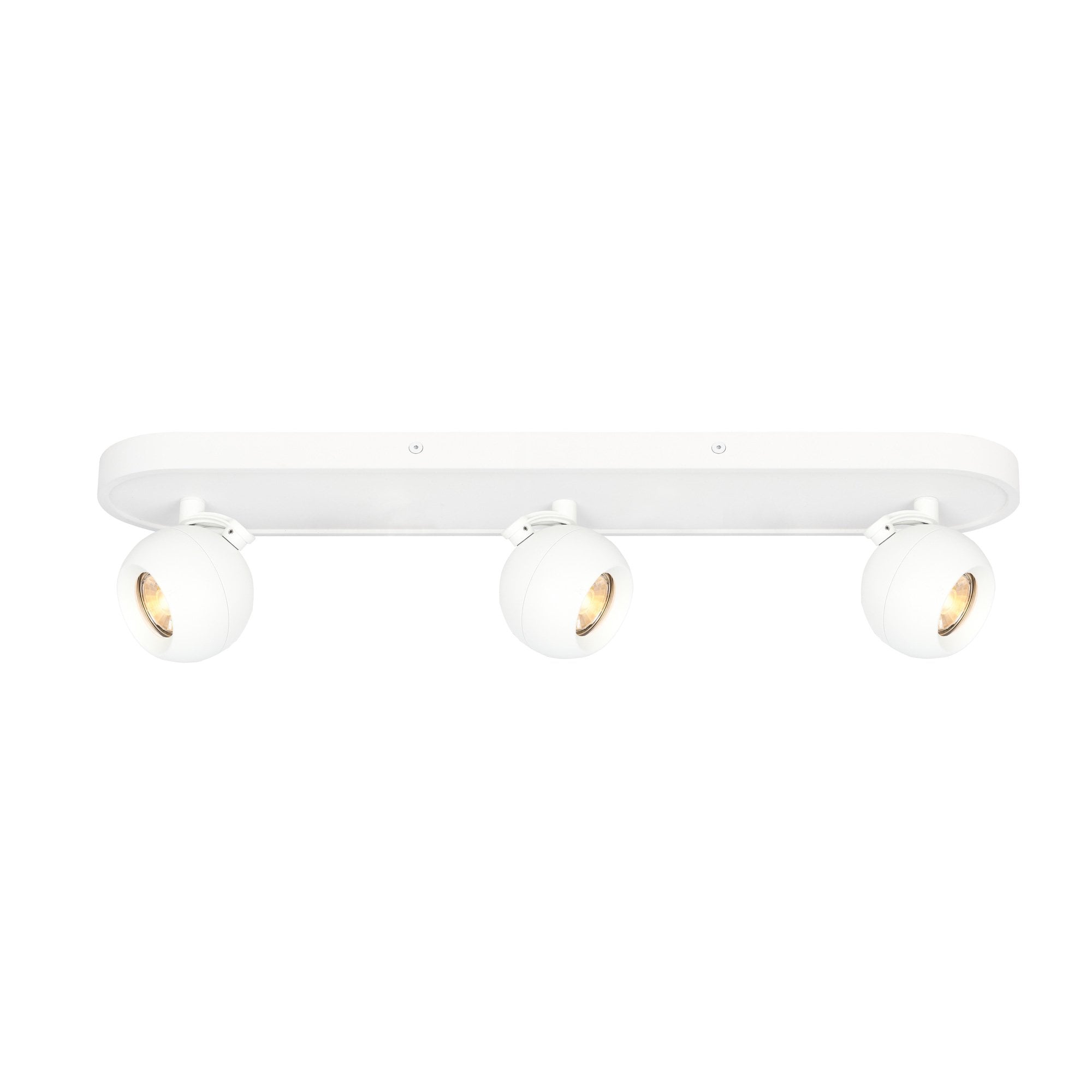 Franklite Lens 3 Light Spotlight - Matt White