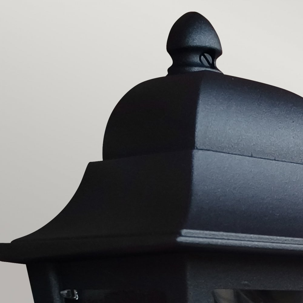 Elstead Deco Lane 1 Light Half Wall Lantern - Black