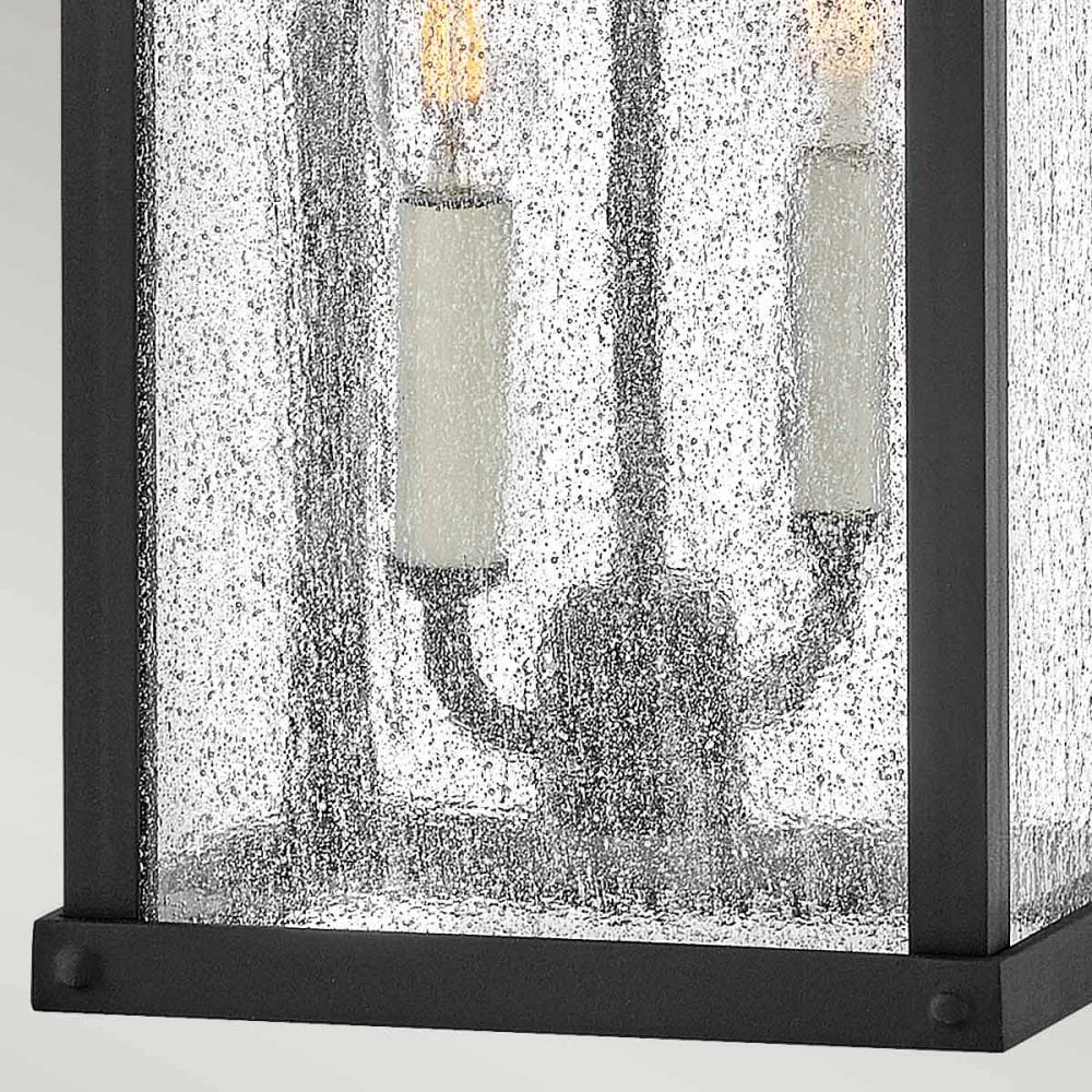 Hinkley Beacon Hill 2 Light Medium Wall Lantern - Museum Black