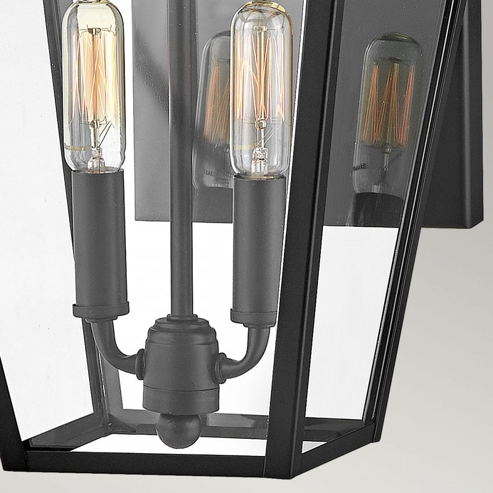 Hinkley Palma 2 Light Medium Wall Lantern - Black