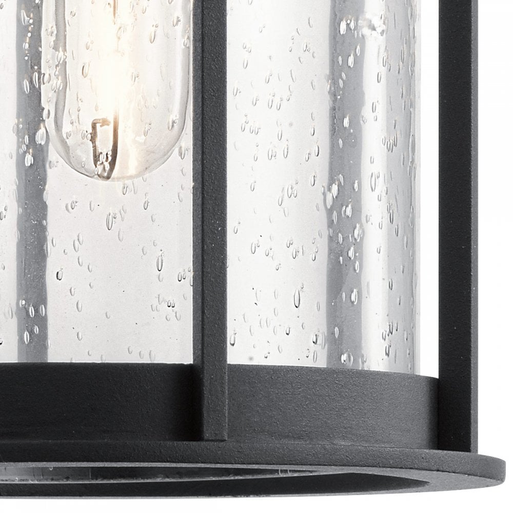 Kichler Camillo 1 Light Medium Wall Lantern - Textured Black
