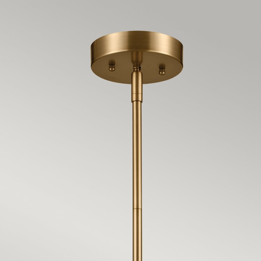 Kichler Luella 4 Light Duo-Mount Pendant - Black & Brass