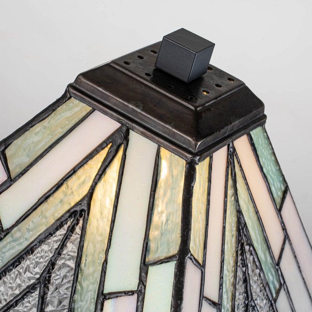 Elstead Alderley 1 Light Medium Table Lamp - Vintage Bronze