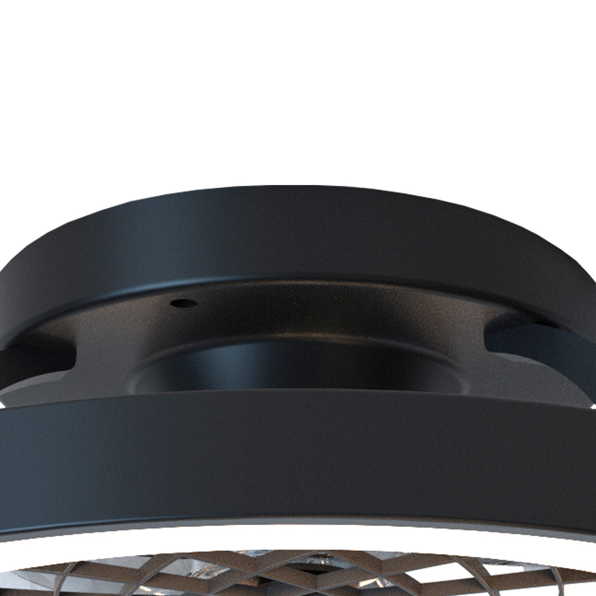 Mantra Tibet Mini 70W LED Dimmable Ceiling Light & Fan, Remote Controlled - Black